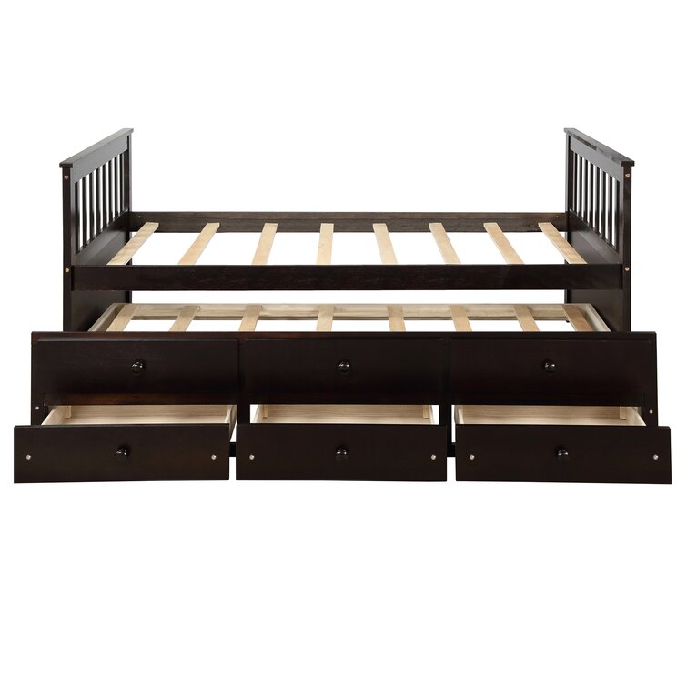 Winston Porter Damoni Twin Daybed with Trundle Wayfair